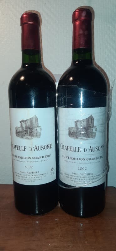 2 x chapelle d'Ausone, Saint-Émilion Grand Cru, 2002
