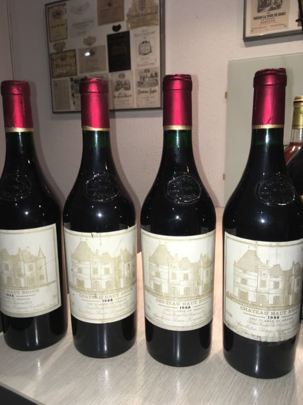 4 x CHATEAU HAUT BRION, Pessac-Léognan, 1988