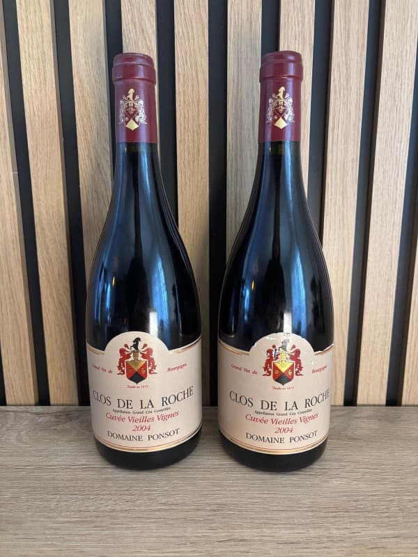 2 x Clos-de-la-Roche, Cuvée Vieilles Vignes, Domaine Ponsot, 2004