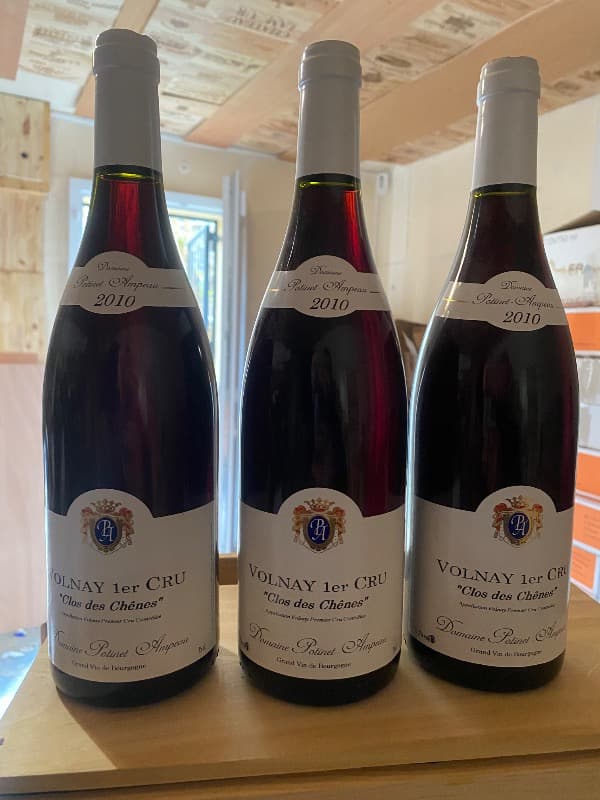 3 x Volnay, 1er cru - Clos des Chênes, domaine Potinet Ampeau, 2010