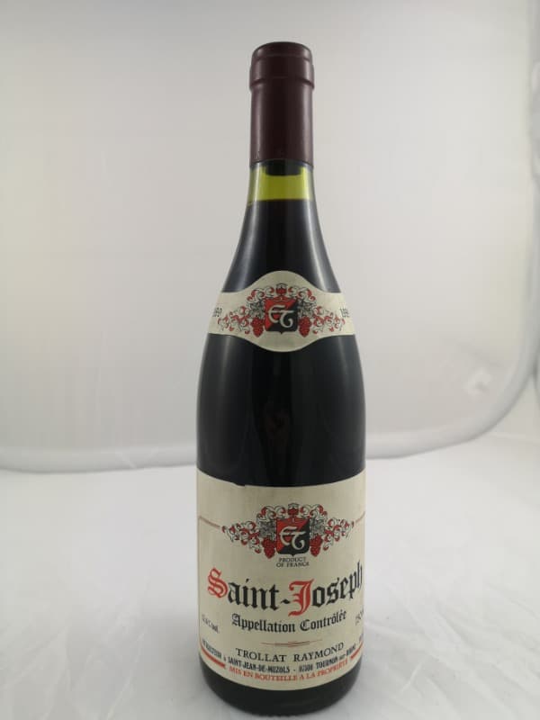 2 x Saint-Joseph, Domaine Raymond Trollat, 1989 - Droits acquittés