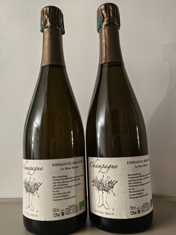 2 x Le Mont Benoit Extra Brut, Emmanuel Brochet, Champagne, 2018