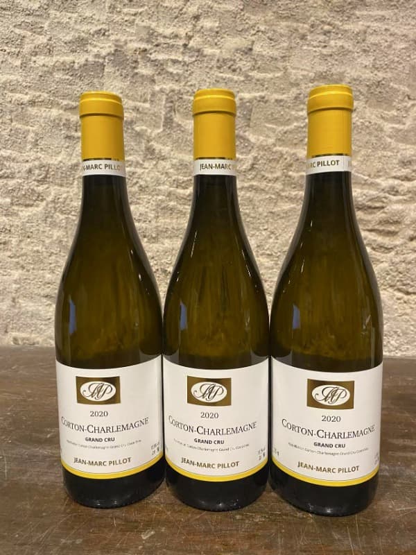 3 x Corton-Charlemagne, Grand Cru, domaine JM Pillot, 2020