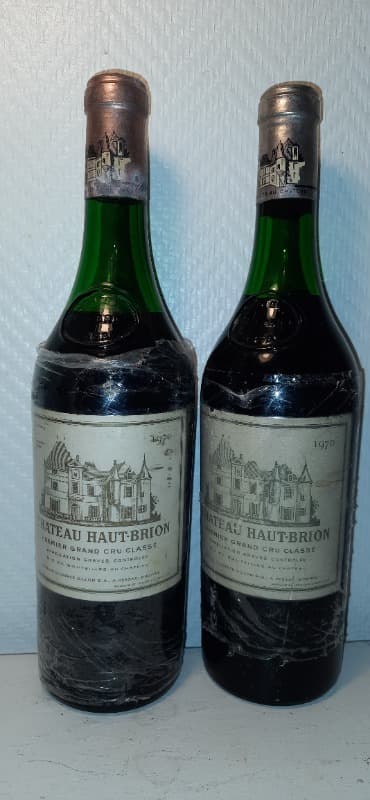 2 x Château Haut-Brion, Pessac-Léognan, 1970