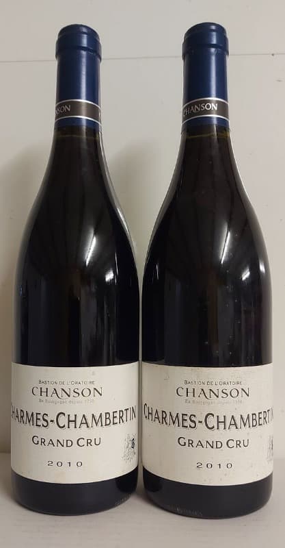 2 x Charmes-Chambertin, Grand Cru, Chanson Père et Fils, 2010
