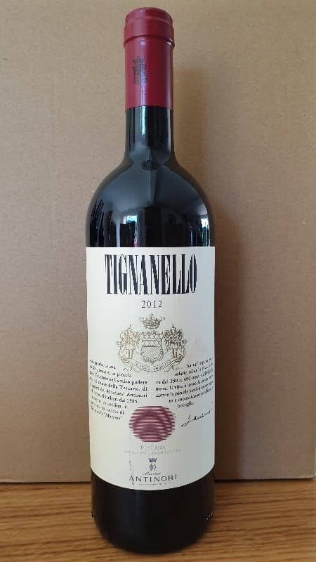 Tignanello, Antinori, Toscane, 2012