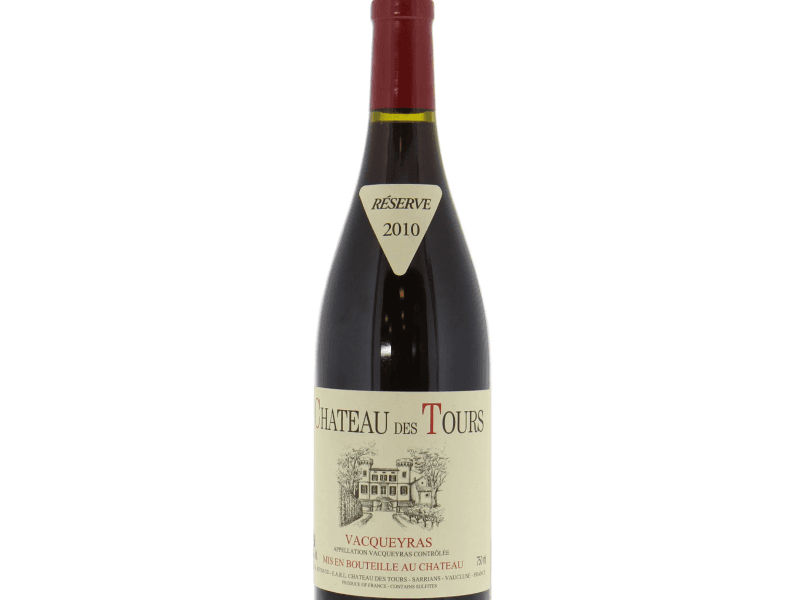 Vacqueyras, Château des Tours, 2010