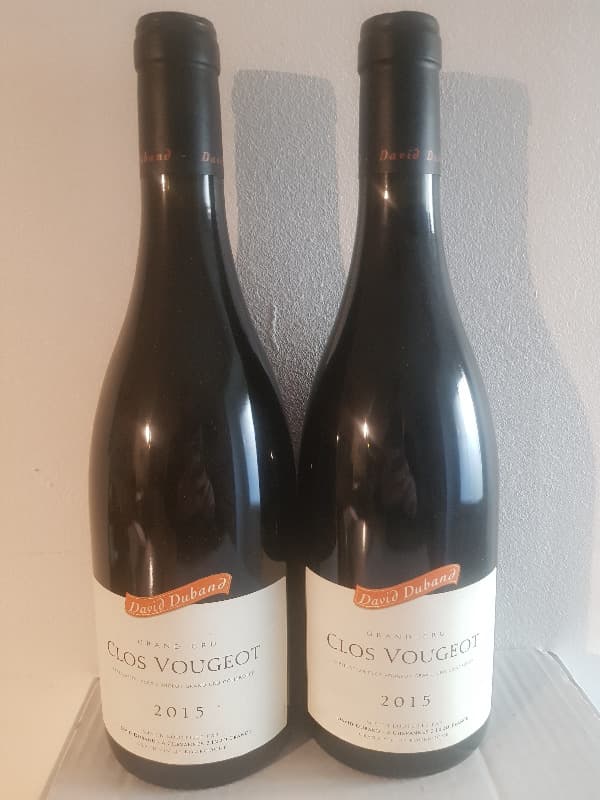 2 x Clos de Vougeot, Domaine Duband, 2015