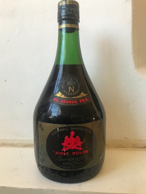 Cognac Napoléon, Aigle Rouge, Brugerolle, 50's