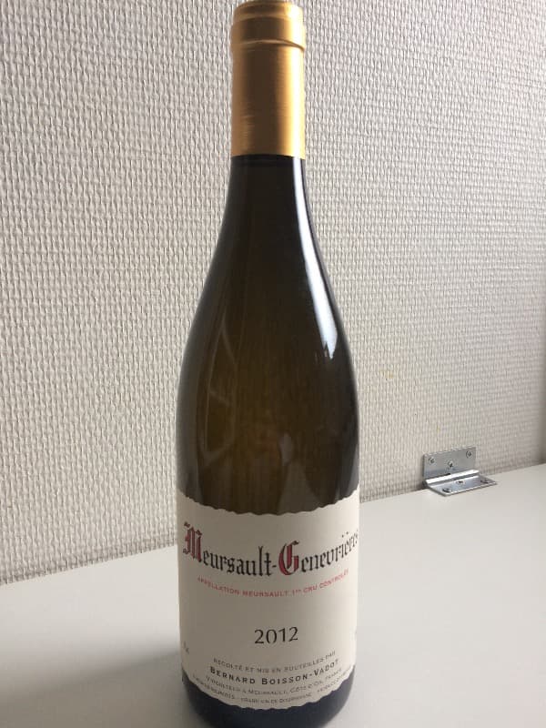 Meursault, Genevrieres, Boisson Vadot, 2012