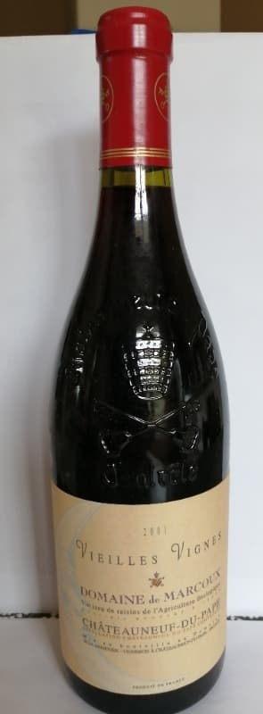 Châteauneuf-du-Pape, Vieilles vignes, Marcoux, 2001