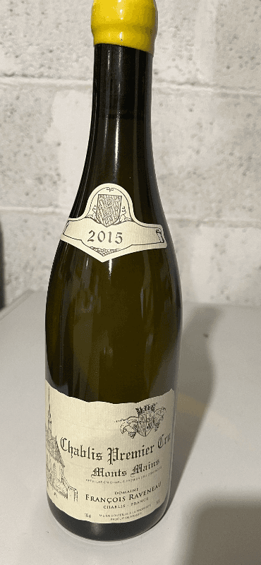 Chablis Premier Cru, Monts Mains, François Raveneau, 2015