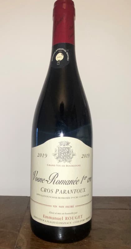 Vosne-Romanée, 1er cru Cros Parantoux, Emmanuel Rouget, 2019