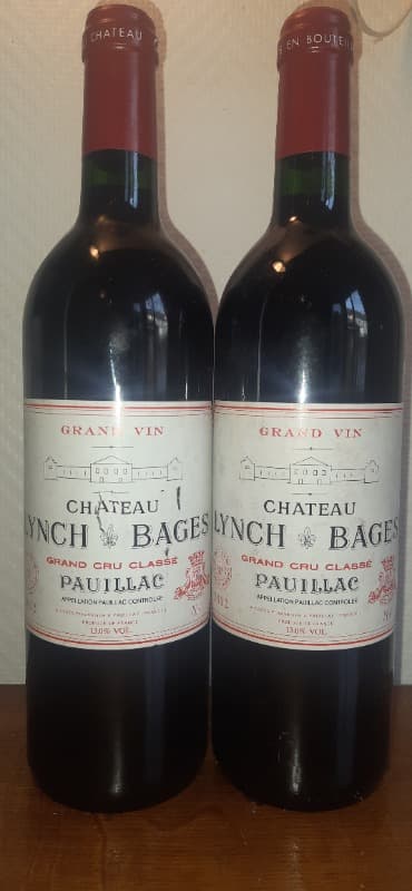 2 x Château Lynch-Bages, Pauillac, 2002