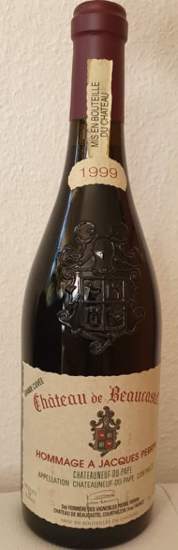 Châteauneuf-du-Pape, Hommage à Jacques Perrin, Beaucastel, 1999
