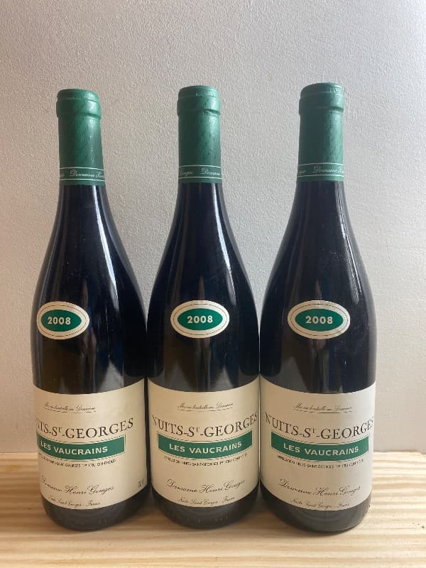 3 x Nuits-Saint-Georges, 1er Cru Les Vaucrains, Domaine Henri Gouges, 2008