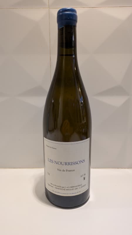Les Nourrissons, Stéphane Bernaudeau, Vin de France, 2020