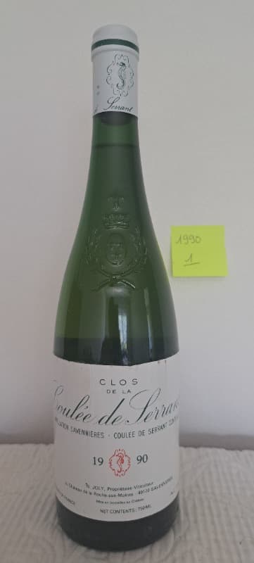 Clos de la Coulée de Serrant, Savennières, Nicolas Joly, 1990
