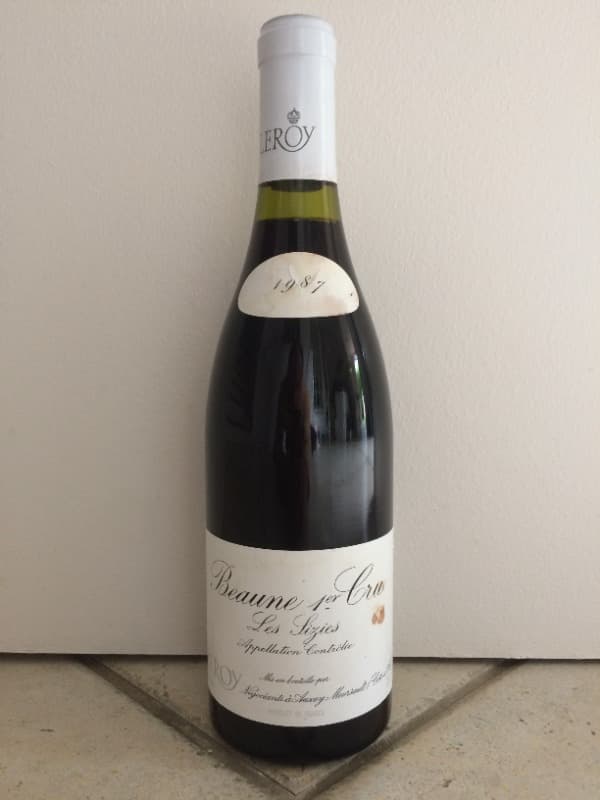 Beaune, 1er cru Les Sizies, Leroy, 1987