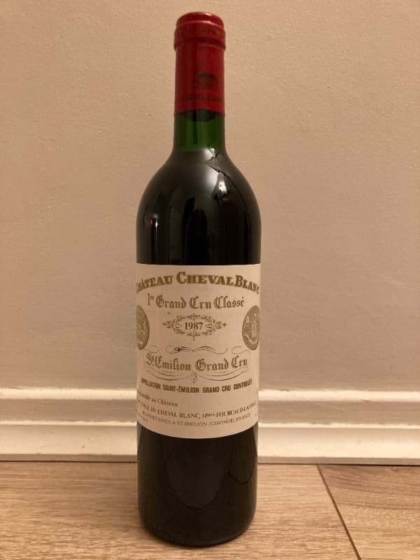Château Cheval Blanc, Saint-Émilion Grand Cru, 1987