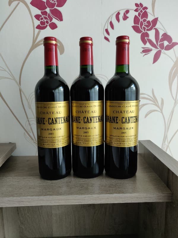 3 x Château Brane Cantenac, Margaux, 2005