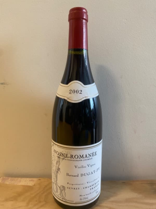 Vosne-Romanée, Vieilles Vignes, Bernard Dugat-Py, 2002