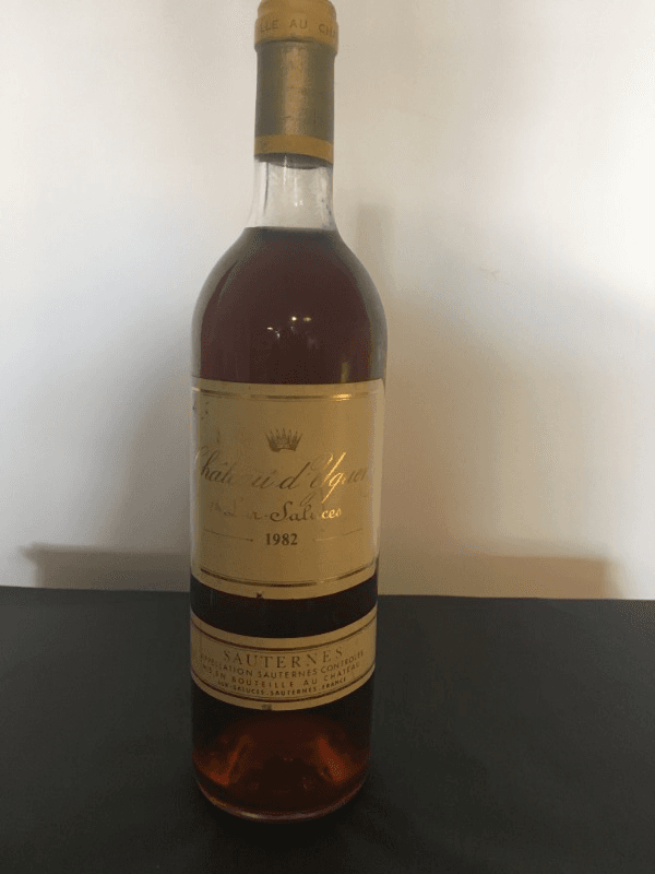 Lur Saluces, château d'Yquem, Sauternes, 1982