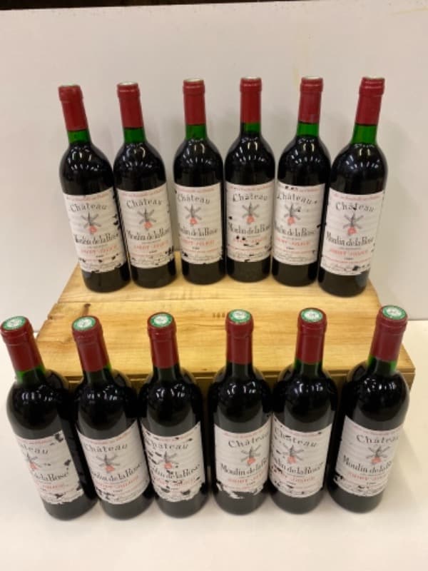 CBO/OWC12 x Cru bourgeois, Château moulin de la rose, Saint-Julien, 1989