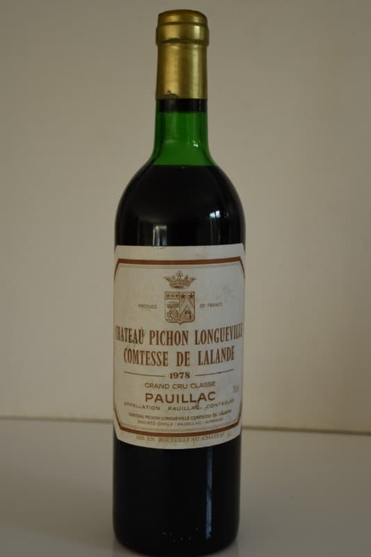 Comtesse de Lalande, Château Pichon Longueville, Pauillac, 1978