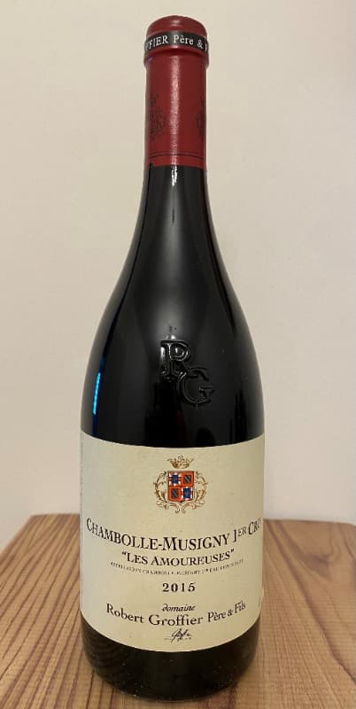 Chambolle-Musigny, 1er cru Les Amoureuses, Robert Groffier, 2015