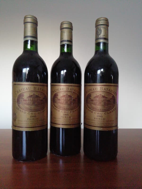3 x Château Batailley, Pauillac, 1985