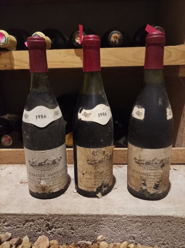 3 x Romanée-Saint-Vivant, Grand Cru, Charles Noëllat, 1986