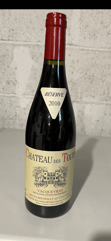 Vacqueyras, Château des Tours, 2010