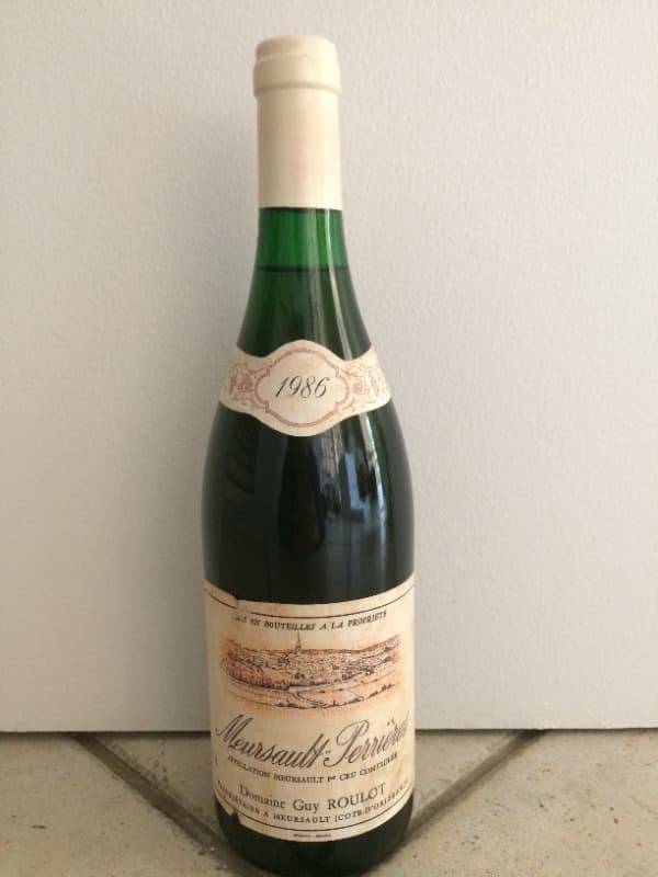 Meursault, 1er cru Perrières, Domaine Roulot, 1986