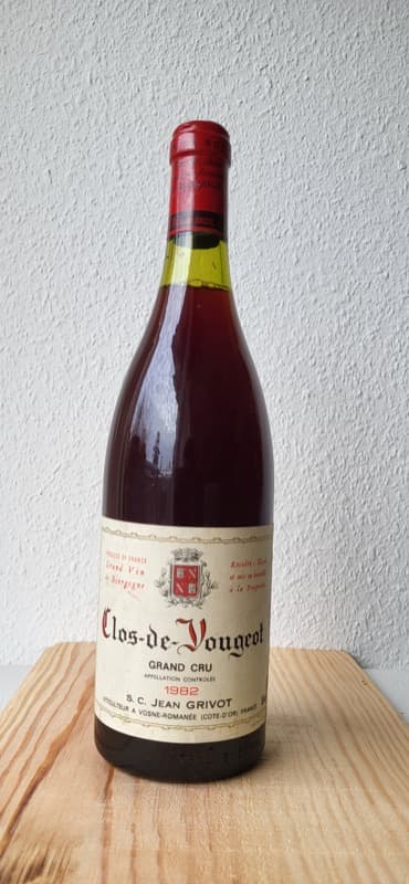 Clos de Vougeot, Domaine Jean Grivot, 1982