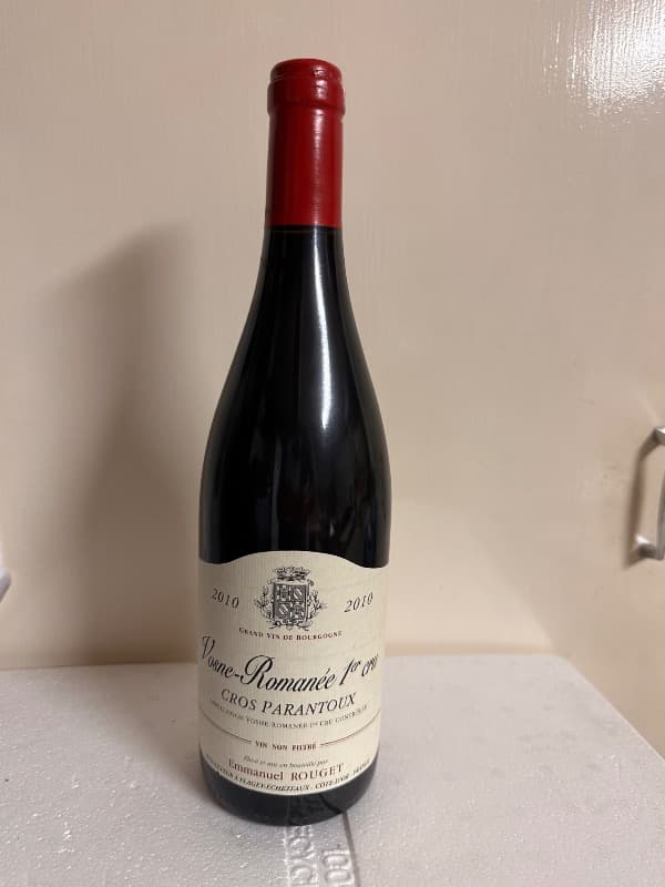 Vosne-Romanée, 1er Cru Cros Parantoux, Emmanuel Rouget, 2010