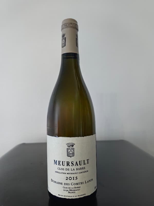 Meursault, Clos de la Barre, domaine des Comtes Lafon, 2015