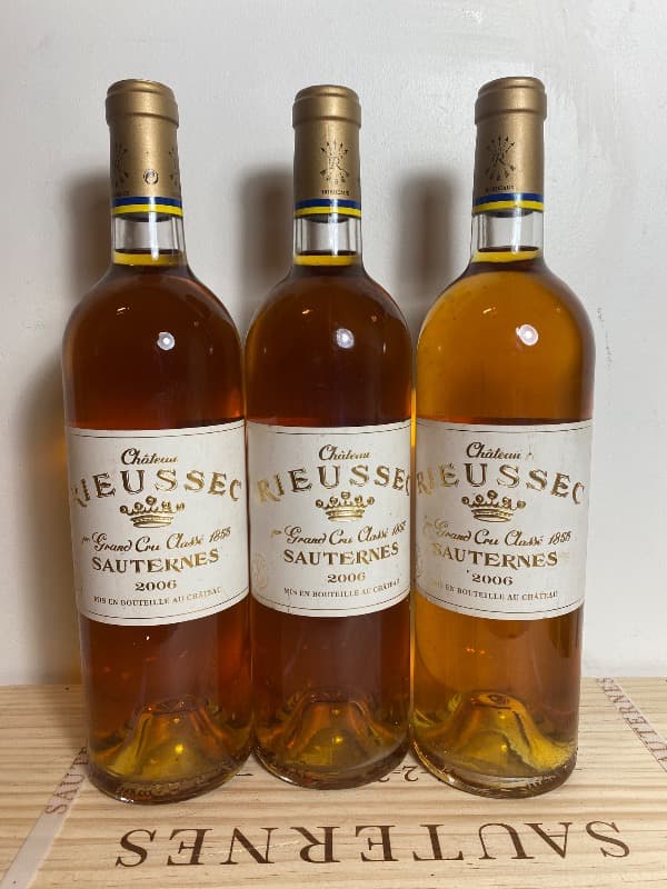 3 x Château Rieussec, Sauternes, 2006