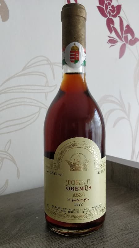 6 puttonyos, Tokaji oremus aszu, 1972 (37,5cl)