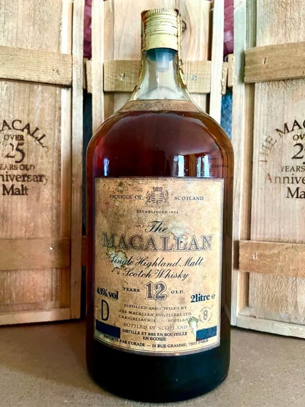 Macallan 12 years old 2 LITRES 1980s, Whisky