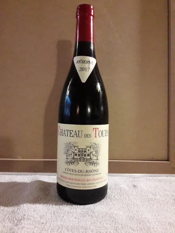 Côtes-du-Rhône, Château des Tours, 2017