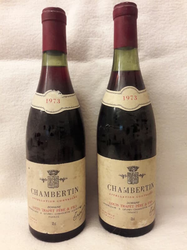2 x Chambertin, Louis Trapet et fils, 1973