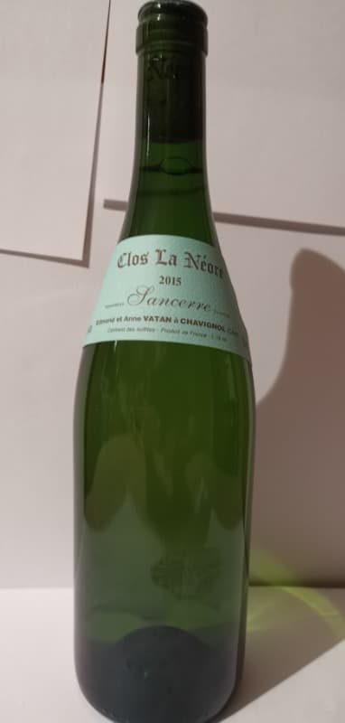 Clos de la Neore, Sancerre, Edmond Vatan, 2015