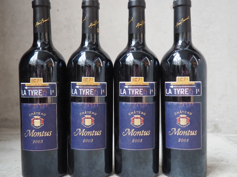 4 x Château Montus, La Tyre, Madiran, 2003