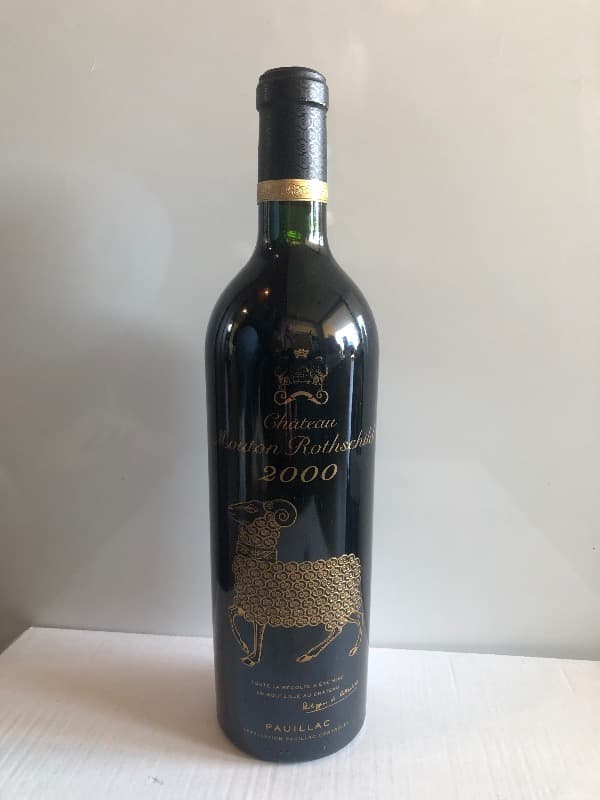 1er grand cru, Mouton Rothschild, Pauillac, 2000