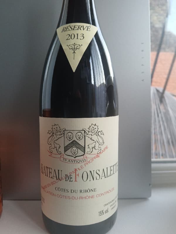 Côtes-du-Rhône, château Fonsalette, 2013
