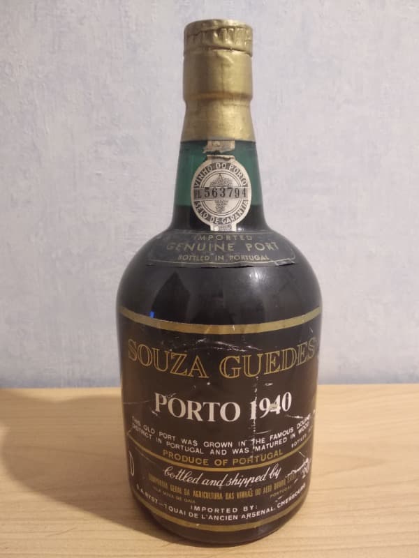Tawny Colheita, Souza Guedes, Porto, 1940