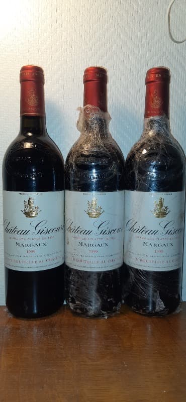 3 x Château Giscours, Margaux, 1999