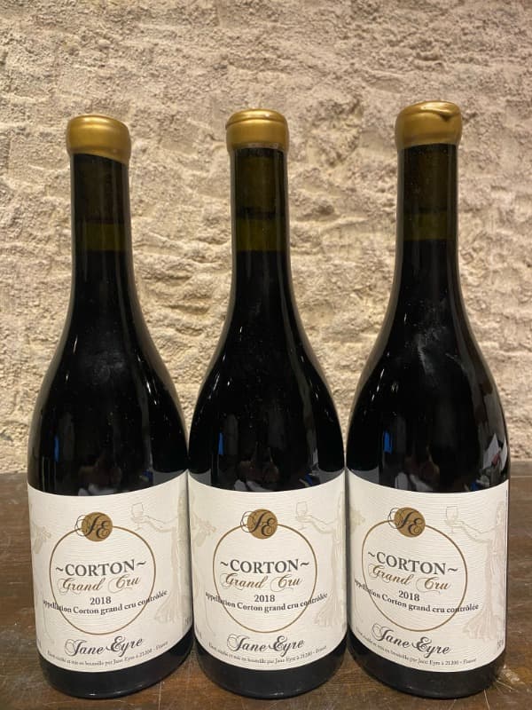 3 x Corton, Grand Cru, domaine Jane Eyre, 2018