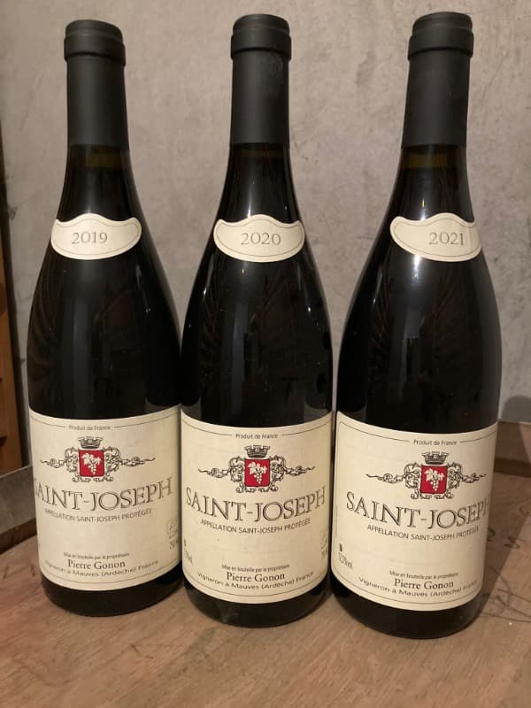 3 x Saint-Joseph, Pierre GONON, 2019/2020/2021